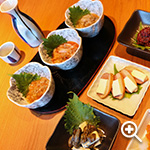 Nice sake and foods!