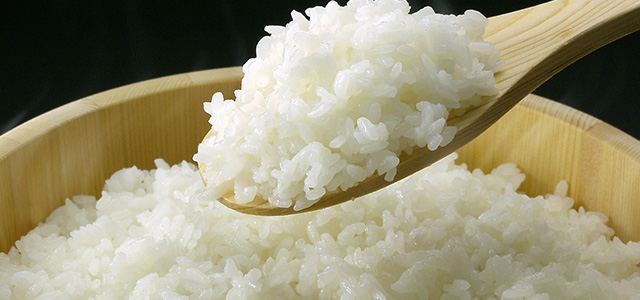 Japanese rice has sweetness and glossy texture