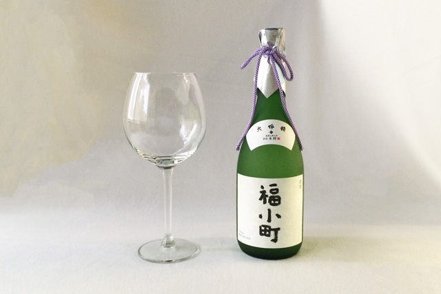 Sake with Wine glass